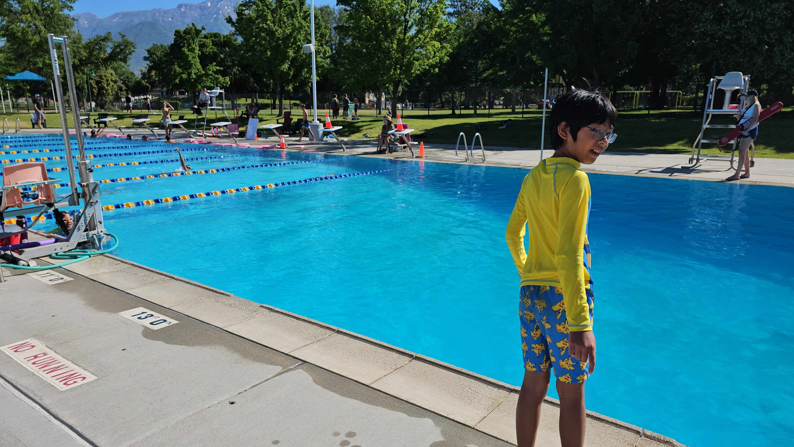 Swimming at the Pool