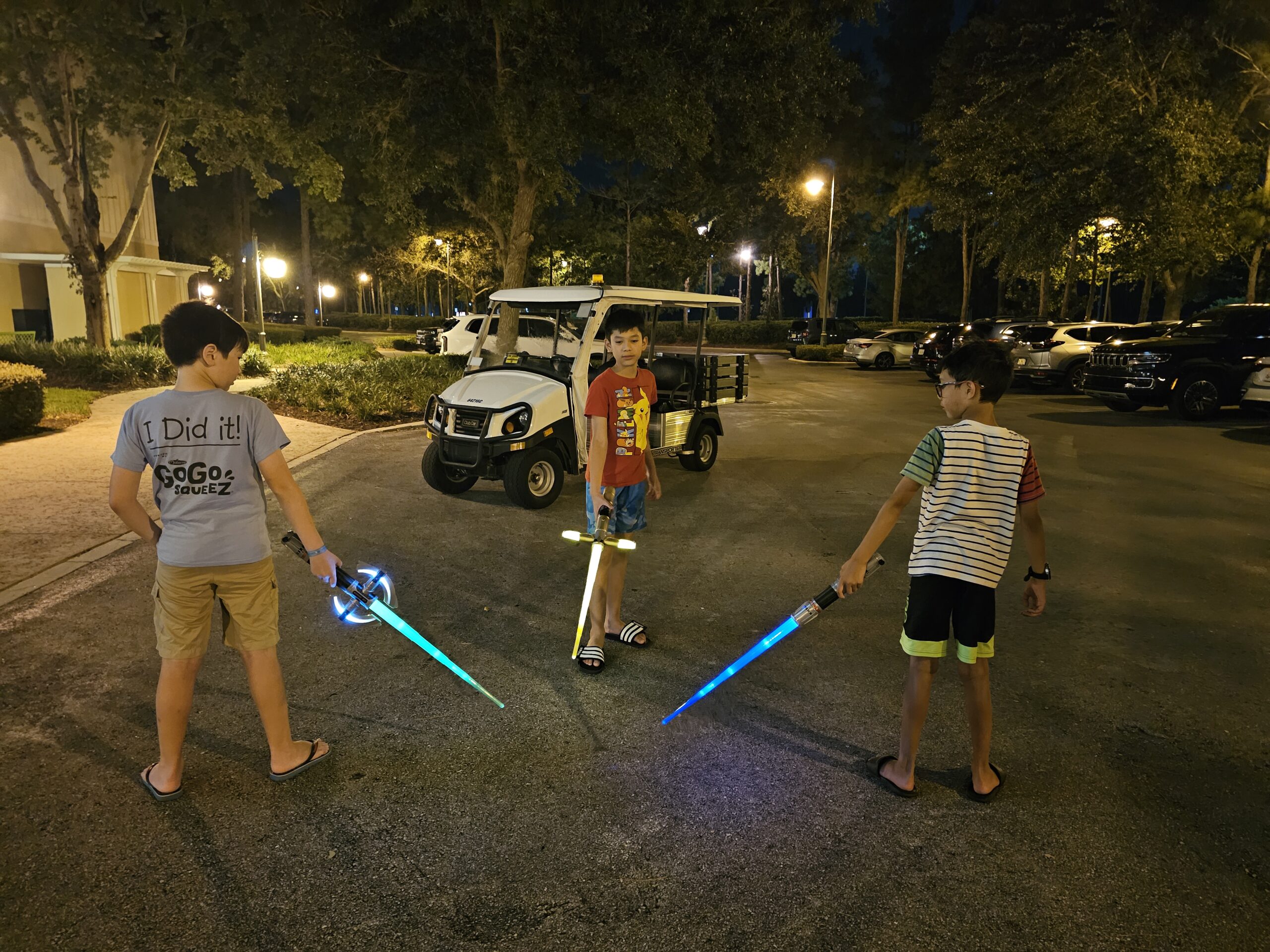 Making Lightsabers at Disney World