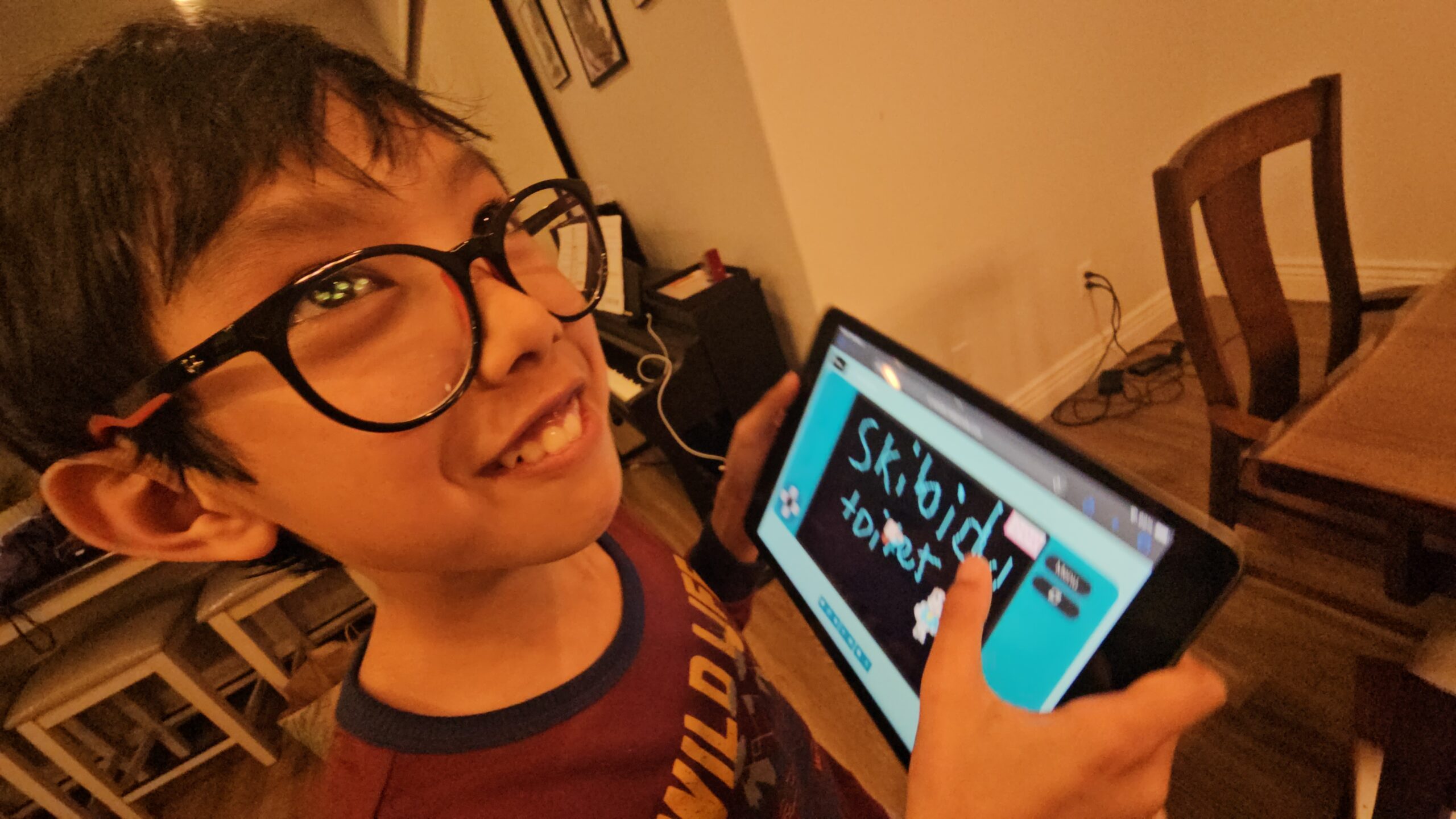 Watching TV and Playing with Friends